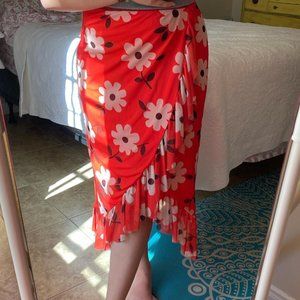urban outfitters floral skirt